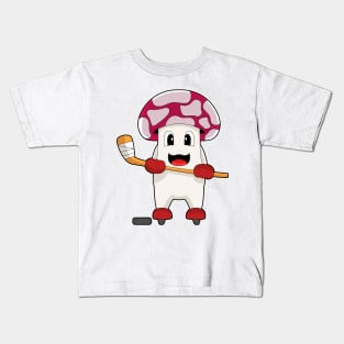 Mushroom Ice hockey Ice hockey stick Kids T-Shirt